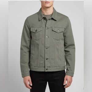 GAP Men's Olive Green Denim Jacket mint size small